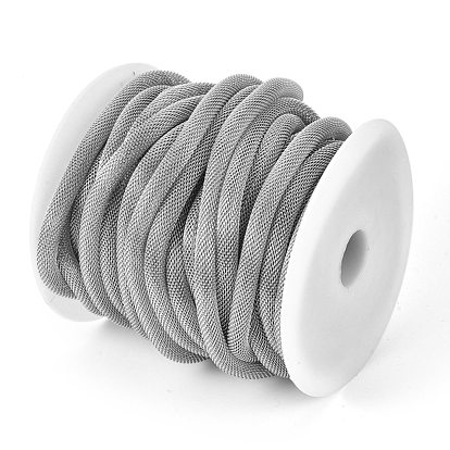 304 Stainless Steel Mesh Chains/Network Chains, Unwelded, with Spool