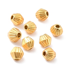 Rack Plating Alloy Beads, Cadmium Free & Lead Free, Long-Lasting Plated, Bicone