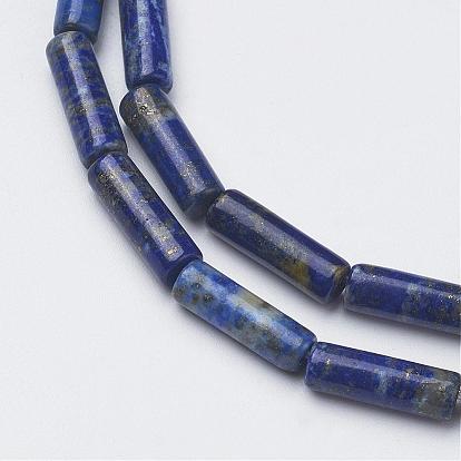 Natural Lapis Lazuli Beads Strands, Tube