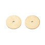 Brass Spacer Beads, Long-Lasting Plated, Disc