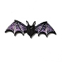 Halloween Acrylic Big Pendants, for DIY Earring Findings, Bat