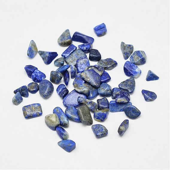Lapis naturelles perles de puce lazuli, sans trou