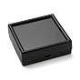 Квадратные акриловые коробки для хранения бриллиантов, Маленький футляр для драгоценных камней с видимой крышкой-окошком