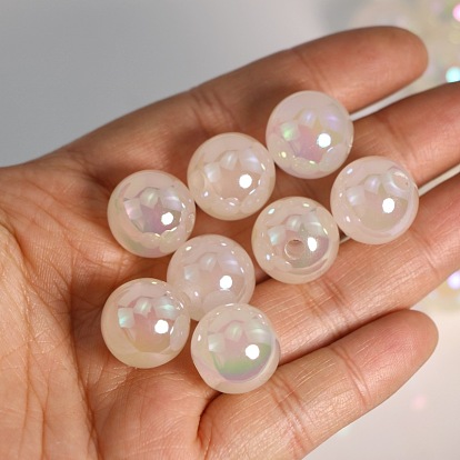 Perles acryliques réactives aux UV sensibles au soleil et aux couleurs changeantes, ronde