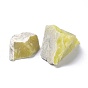 Perles de quartz de citron naturel brut brut, pas de trous / non percés, nuggets