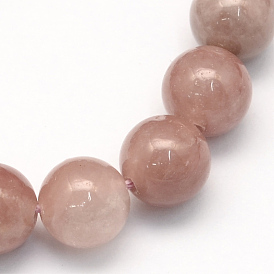 Naturelles pourpre perles rondes aventurine brins, 8.5mm, Trou: 1.2mm, Environ 47 pcs/chapelet, 14.9~15.1 pouce (38~38.5 cm)