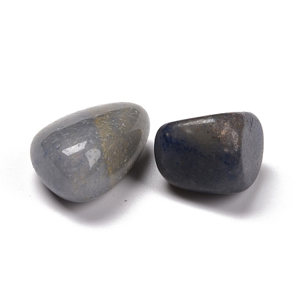 Perles d'aventurine bleues naturelles, sans trou, nuggets, pierre tombée, pierres de guérison pour l'équilibrage des chakras, cristal thérapie, méditation, reiki, gemmes de remplissage de vase