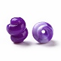 Two Tone Opaque Acrylic Beads, Conch