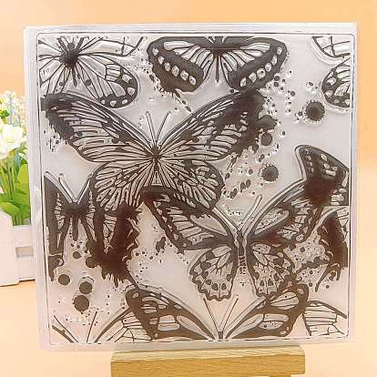 Butterfly Silicone Stamps, for DIY Scrapbooking, Photo Album Decorative, Cards Making, Stamp Sheets
