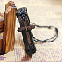 Croix réglable avec mot fer cuir tressé bracelets de cordon