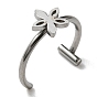 304 Stainless Steel Eyebrow Ring, Lip Piercing and Nose Studs Body Jewelry, Flower