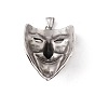 304 Stainless Steel Pendant, Mask
