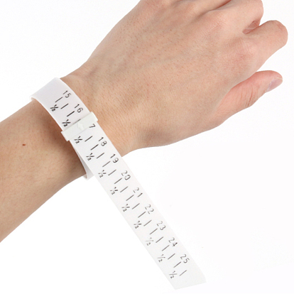 Plastic Wrist Sizer, Bracelet Bangle Gauge Sizer, Jewelry Wrist Size Measure Tool