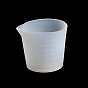 Tazas medidoras de mezcla de resina epoxi de silicona, para resina uv, fabricación de joyas de resina epoxi, columna