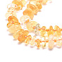 Natural Citrine Stone Beads Strands, Nuggets