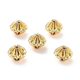 Brass Beads, Long-Lasting Plated, Cadmium Free & Lead Free, Bicone