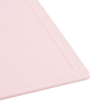 Silicone Hot Pads Heat Resistant, with Scale, for Hot Dishes Heat Insulation Pad Kitchen Tool, Rectangle