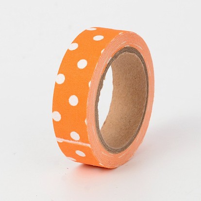 Polka Dot DIY Scrapbook Fabric Art Adhesive Tape