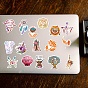 Bohemian Style Cartoon Stickers, Vinyl Waterproof Decals, for Water Bottles Laptop Phone Skateboard Decoration