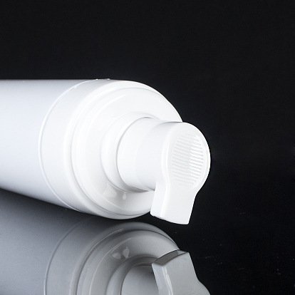 Refillable PET Plastic Foaming Soap Dispensers, with PP Plastic Pump for Shower, Liquid Soap