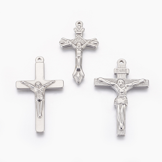 304 Stainless Steel Pendants, Crucifix