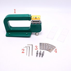 Aluminum Leather Skiving Machine, Parts with Blade & Wrench &  Roller