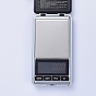 Портативные цифровые карманные весы, 500 г / 0.01 г в мини-шкале на грамм и унцию, ювелирная шкала, без батареи