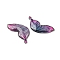 Transparent Epoxy Resin Cabochons, Wing