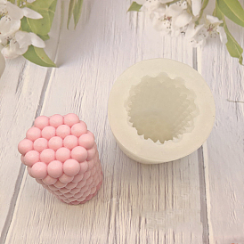 Column with Round DIY Candle Silicone Molds, Resin Casting Molds, For UV Resin, Epoxy Resin Jewelry Making