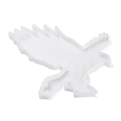 DIY Silicone Molds, Resin Casting Molds, For DIY UV Resin, Epoxy Resin Home Decorations Making, Eagle with Sun & Tree & Mountain & Wolf Pattern
