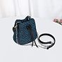 PU Leather Detachable Drawstring Cords, Flexible Drawstring with String Slider, for DIY Bags