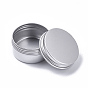 Latas de aluminio redondas, tarro de aluminio, contenedores de almacenamiento para cosméticos, velas, golosinas, con tapa superior de tornillo
