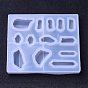 Décorations de bricolage moules en silicone, pour la fabrication de bijoux, moules de résine, pour la résine UV, fabrication artisanale de résine époxy, flèche et pépites
