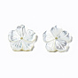 Natural White Shell Mother of Pearl Shell Beads, Flower