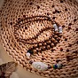 500Pcs Natural Pecan Wood Beads, Round