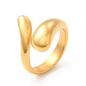 Chapado de iones (ip) 304 anillos de dedo de acero inoxidable para hombres y mujeres