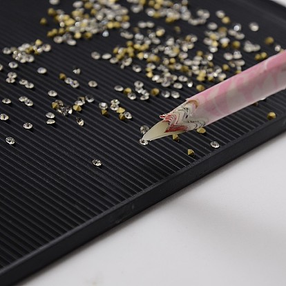 Joyas muestra placa base de plástico para recogida de diamantes de imitación