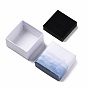 Gradient Color Cardboard Gift Boxes, with Sponge Inside, Square