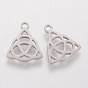 304 Stainless Steel Charms, Knot