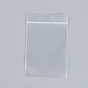 Sacs en polyéthylène à fermeture zip, sacs d'emballage refermables, joint haut, sac auto-scellant, rectangle