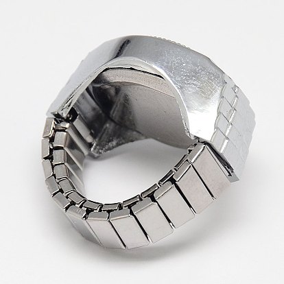 Смешанный стрейч Смотреть полоса сплава палец кольцо часы, 18~20 мм