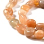 Natural Sunstone Beads Strands, Nuggets, Tumbled Stone