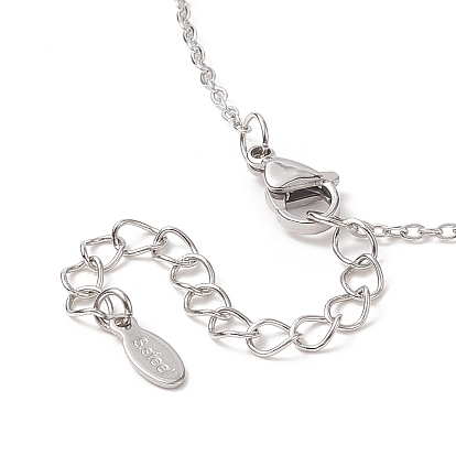 5 pcs 5 ensemble de colliers lariat coeur de pierres précieuses mélangées naturelles de style, colliers empilables pendentif fée en laiton pour femmes