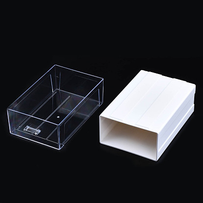 Polystyrene Plastic Bead Storage Containers, Rectangle Drawer