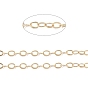 Chaînes de câble en laiton, soudé, véritables chaînes remplies d'or 14k