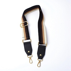 Cotton Long Shoulder Adjustment Strap, with Swivel Clasps, for Bag Chain Replacement Accessories