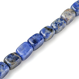 Natural Sodalite Beads Strands, Cuboid