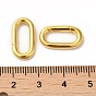925 anillos de puerta de resorte de plata esterlina, oval, con 925 sello