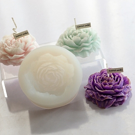 Peony DIY Silicone Candle Molds, for Scented Candle Making