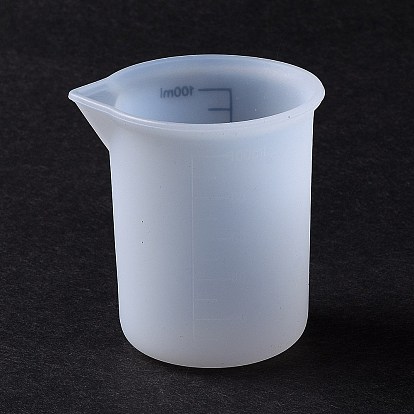 Силиконовые мерные чашки, со шкалой, инструменты для смешивания смолы